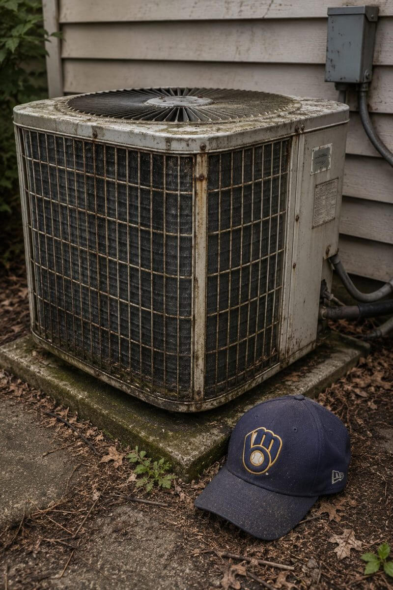 DM replace outside ac unit like the brewers