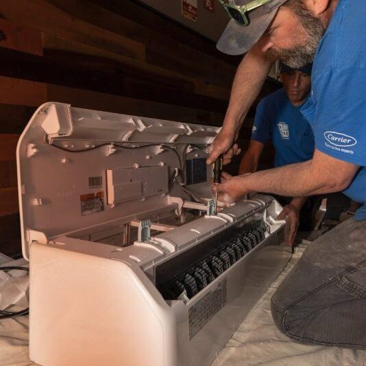 D & M new equipment installation