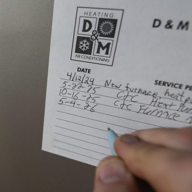 d & m service record