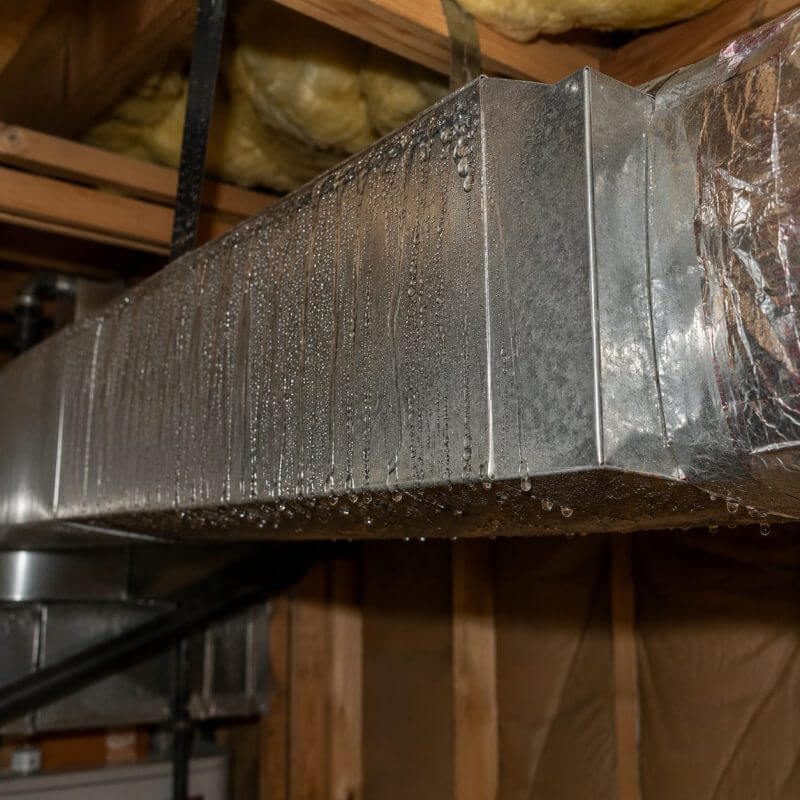 sweating ductwork